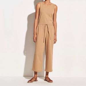 Vince High Rise Wode Leg Cotton Pants